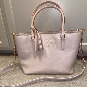Tory Burch pale blush bag with strap
